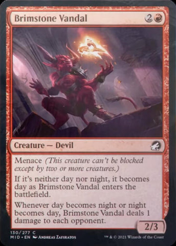 Brimstone Vandal [Innistrad: Midnight Hunt]