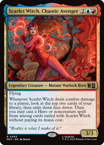 Scarlet Witch, Chaotic Avenger [Marvel Super Heroes Commander]