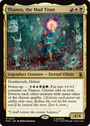 Thanos, the Mad Titan [Marvel Super Heroes]