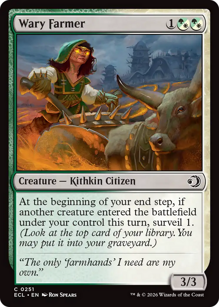 Wary Farmer [Lorwyn Eclipsed]