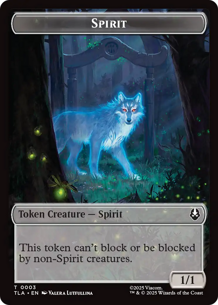 Ally (0007) // Spirit Double-Sided Token [Avatar: The Last Airbender Tokens]