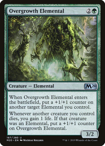 Overgrowth Elemental [Core Set 2020]