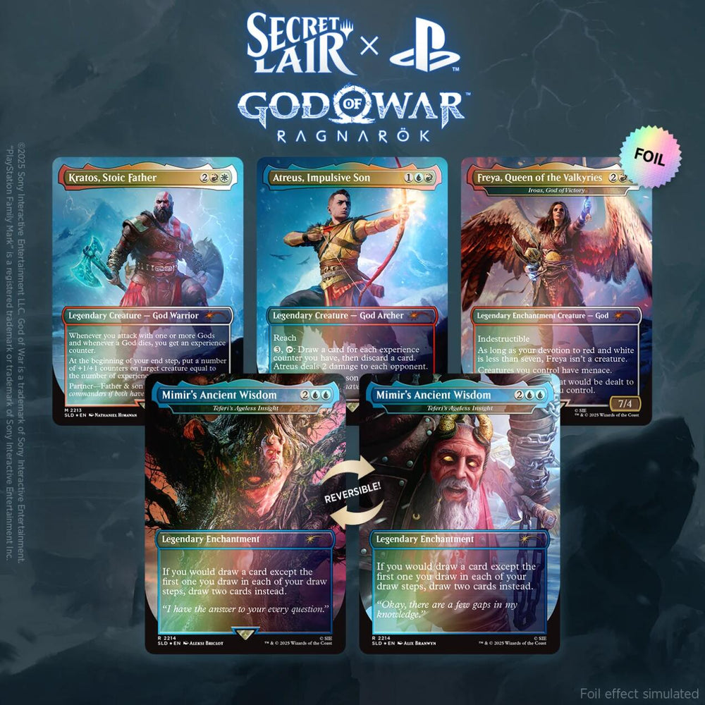 Secret Lair x God of War (Norse - Traditional Foil Edition)