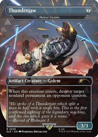 Thunderjaw - Meteor Golem [Secret Lair Drop Series]