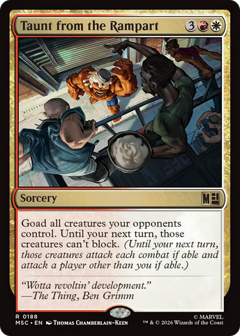 Taunt from the Rampart [Marvel Super Heroes Commander]