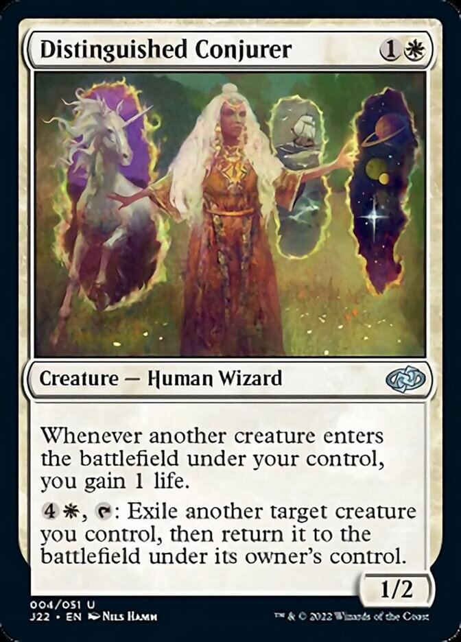 mtg jumpstart 2022 cards Top 10 Most Expensive in Exile target permanent Distinguished Conjurer [Jumpstart 2022]
