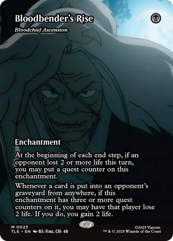 Bloodbender's Rise - Bloodchief Ascension (Borderless) [Avatar: The Last Airbender: Eternal-Legal]