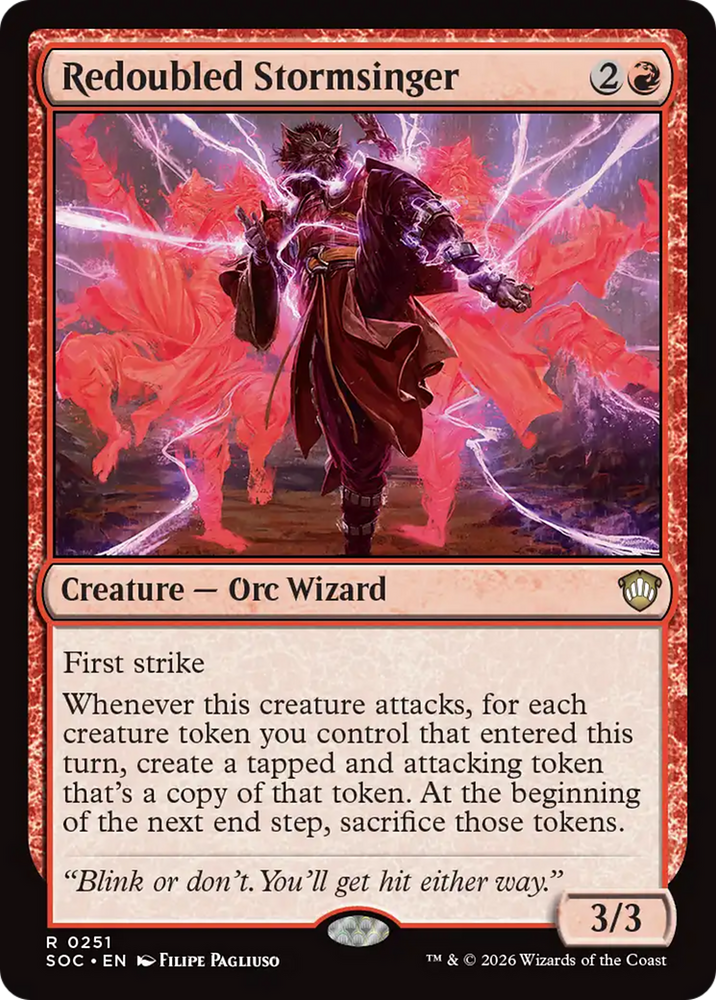 Redoubled Stormsinger [Secrets of Strixhaven Commander]