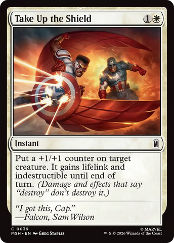 Take Up the Shield [Marvel Super Heroes]