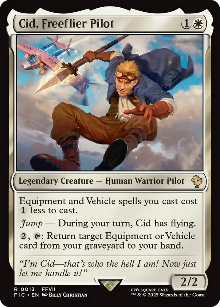 Cid, Freeflier Pilot [FINAL FANTASY Commander]