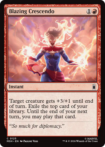 Blazing Crescendo [Marvel Super Heroes]