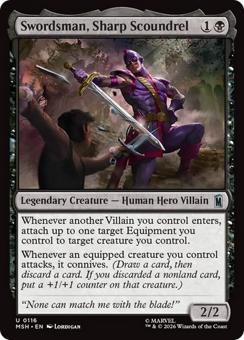 Swordsman, Sharp Scoundrel [Marvel Super Heroes]