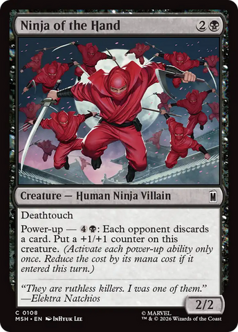 Ninja of the Hand [Marvel Super Heroes]